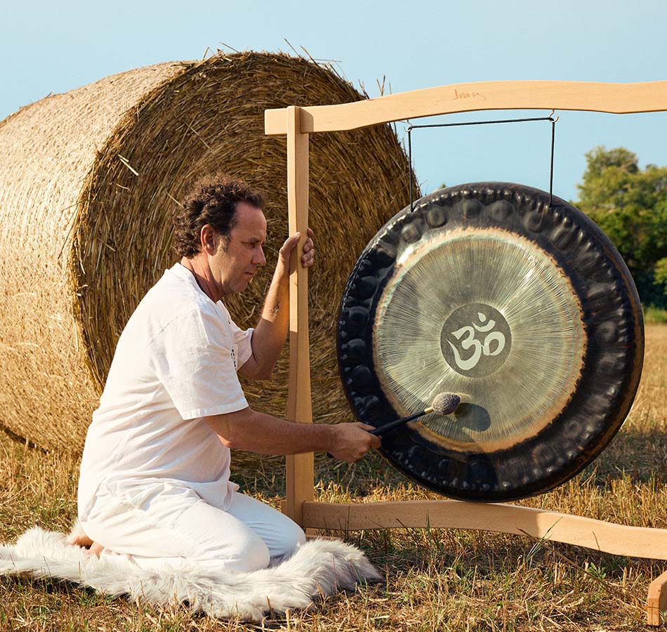 meditación con gong